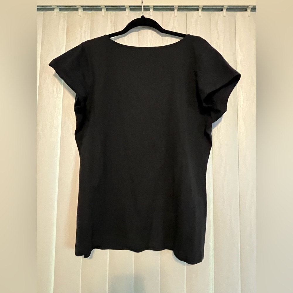 Women's Black basic tee - Picture 4 of 6